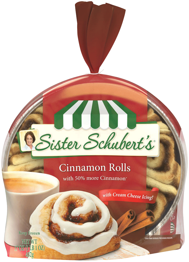 Cinnamon Rolls | Sister Schubert's | Nutrition & Calories