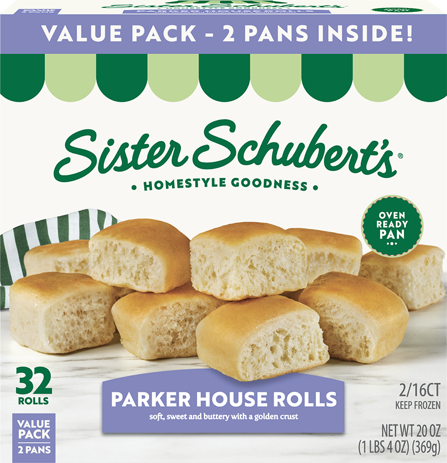 Sister Schubert's® Parker House Style Yeast Rolls Twin Pack