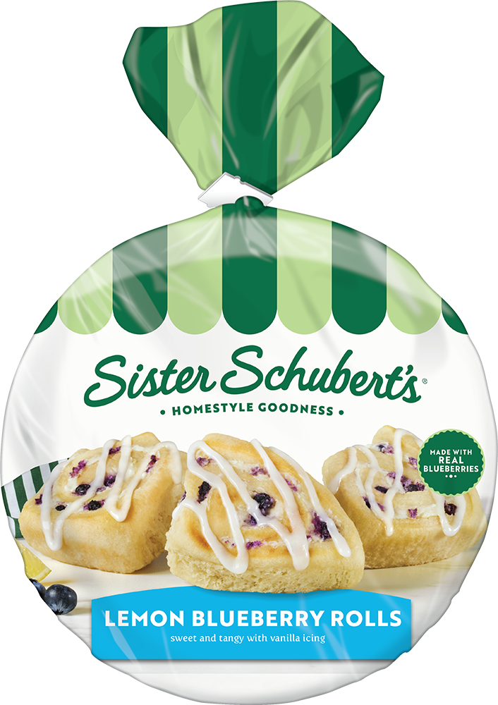 Sister Schubert’s® Lemon Blueberry Rolls