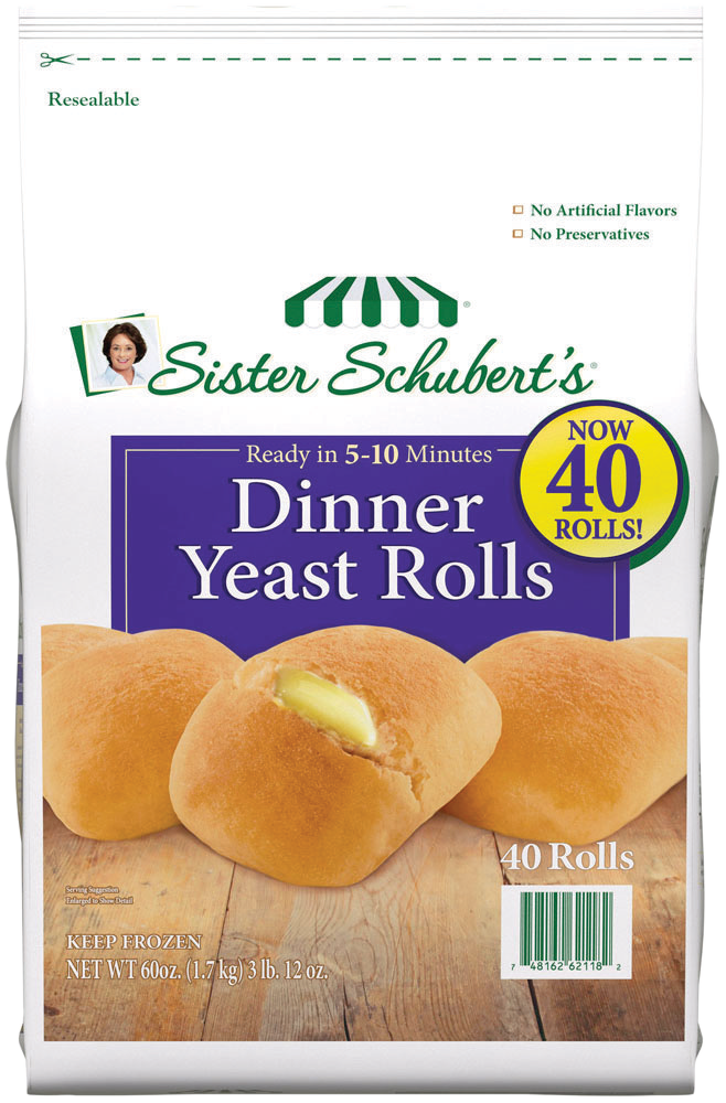 Sister Schubert S Dinner Yeast Rolls 40 Count Sister Schubert S